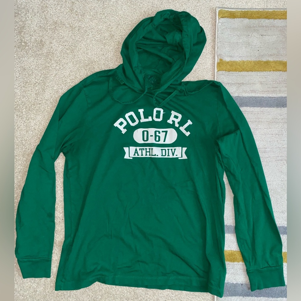 Large Polo hooded T shirt